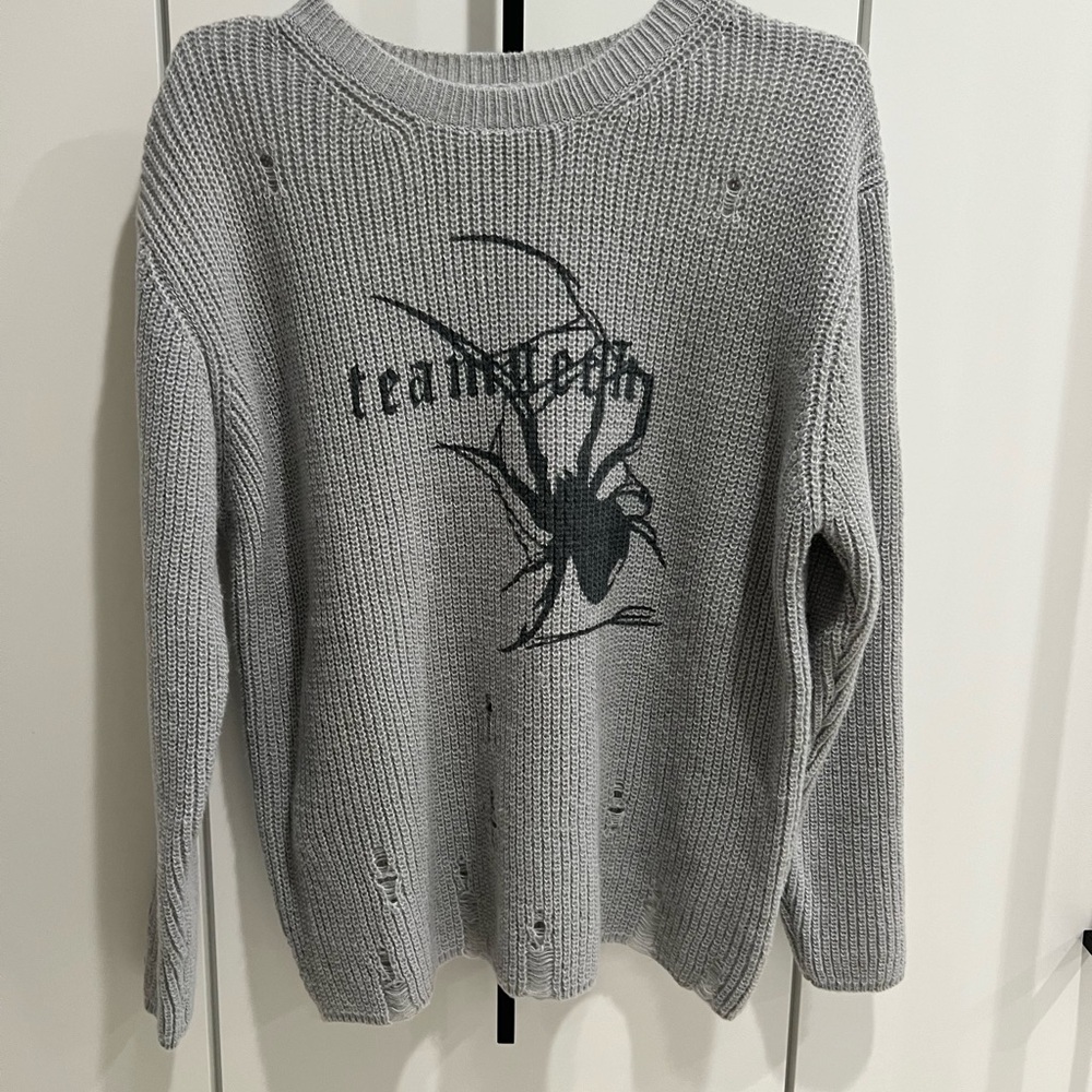 Black Widow Spider Gothic Sweater